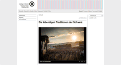 Desktop Screenshot of lebendige-traditionen.ch